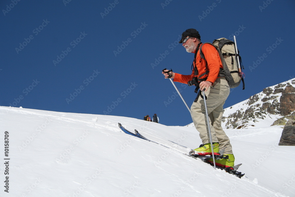 Skieur de randonnée