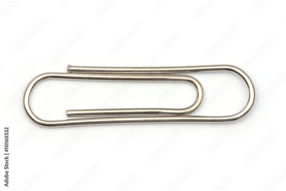 isolated paperclip isolated paperclip