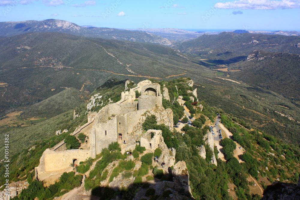 Obraz premium Chateau Peyrepertuse,Aude