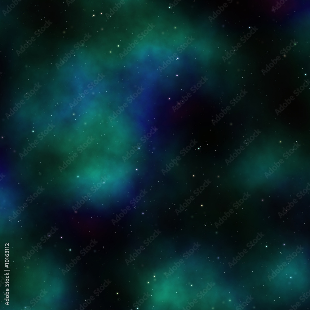 Space nebula starfield abstract illustration of outerspace