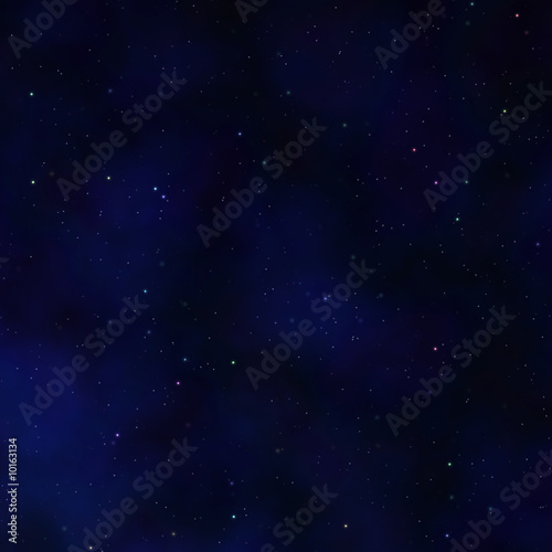 Space nebula starfield abstract illustration of outerspace © Kheng Guan Toh