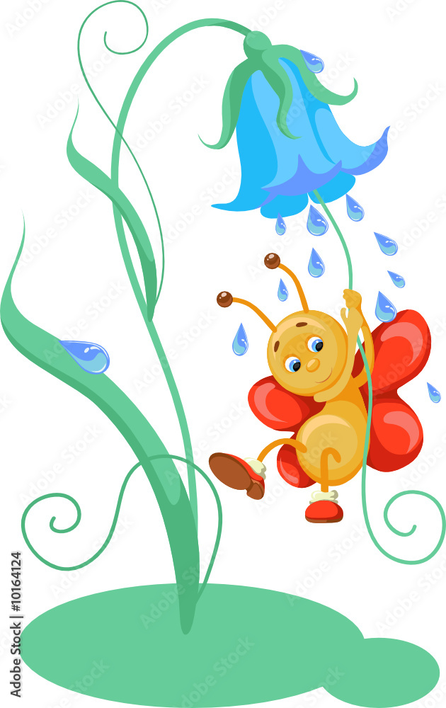 Obraz premium vector illustration of butterfly