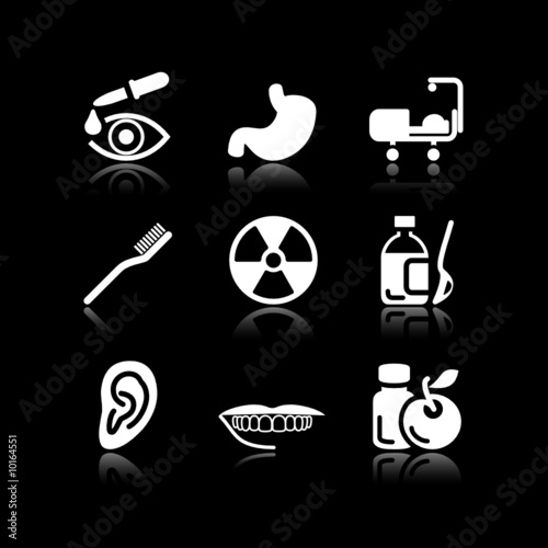 White web icons, set 15