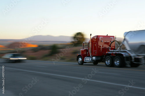 camion et vitesse