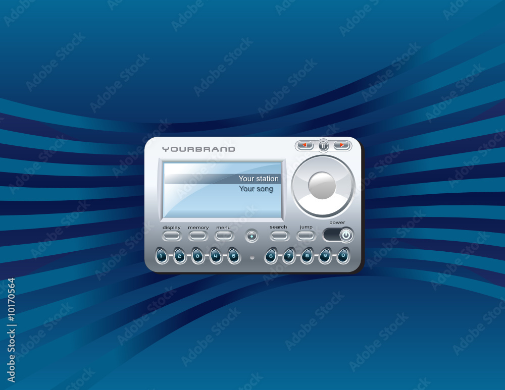 Fototapeta premium Sattelite Radio Receiver