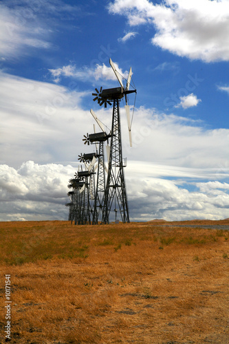 Ancienne génération d'éoliennes