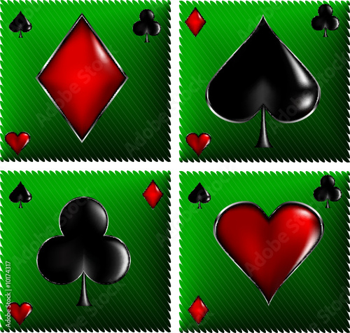 Poker cards signs