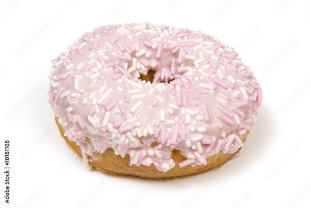 Ring donught isolated on a white studio background. Ring donught isolated on a white studio background.