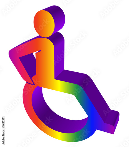 Logo Handicap 3d multi color