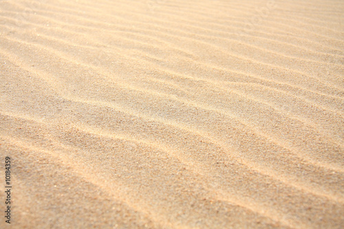 Sand strand mit Rippelmarken