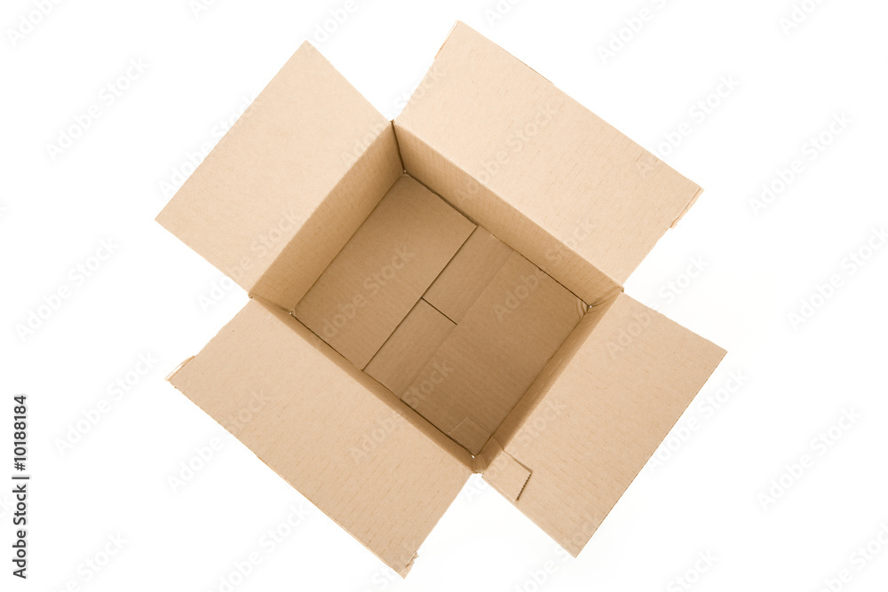 open box with white background open box with white background