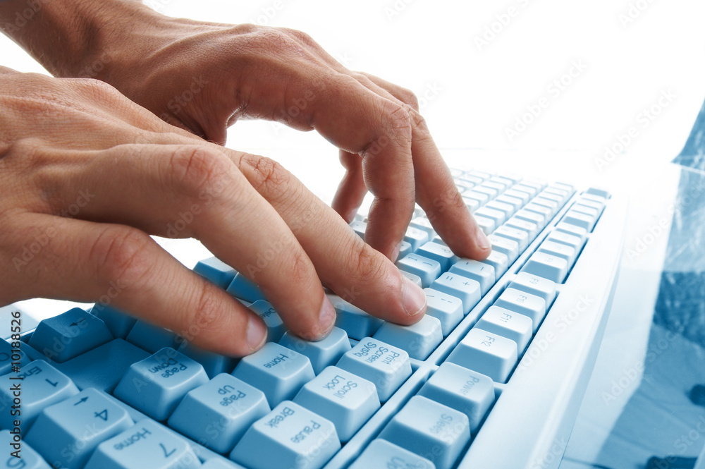 hands typing hands typing