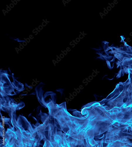 perfect blue fire background