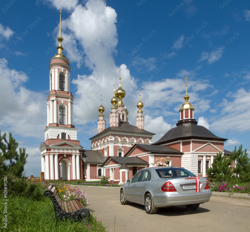 Ortodox church at Suzdal in summer. Russia