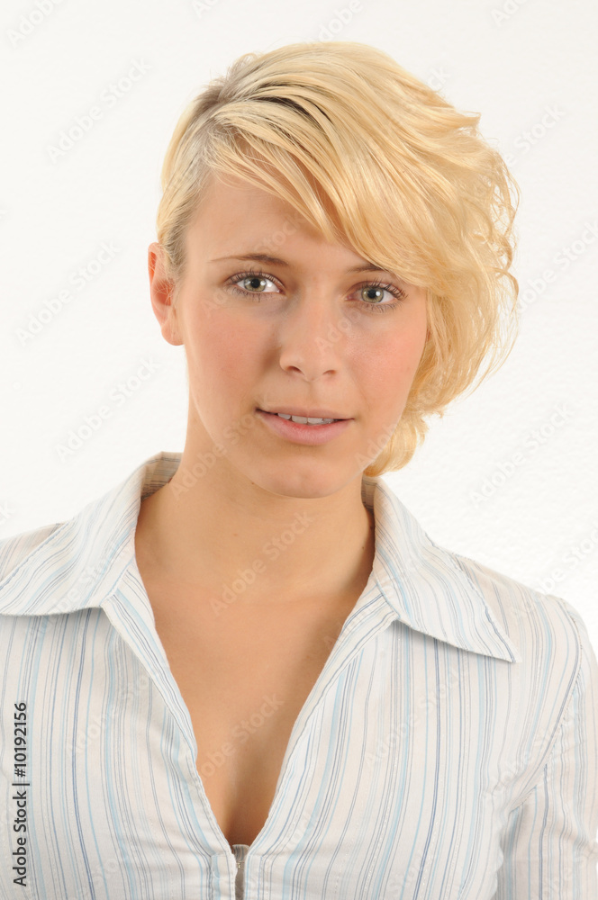 Portrait einer Blondine Portrait einer Blondine