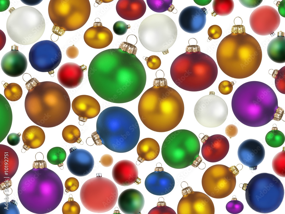 Christmas colorful balls background Christmas colorful balls background