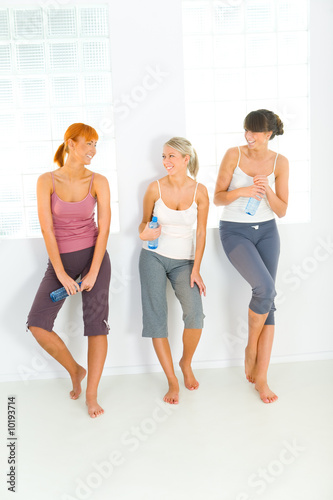 Women after workout
