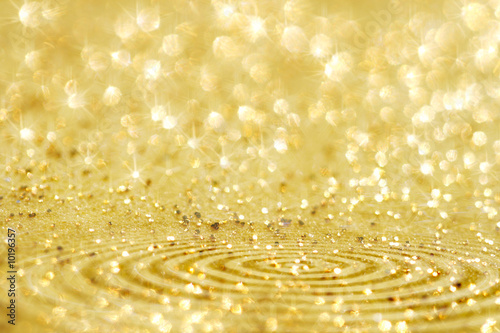 golden glitter sparkles dust background