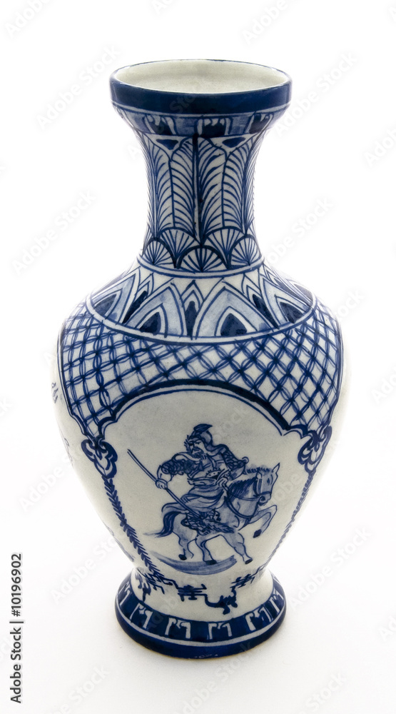Porcelain Gzhel vase