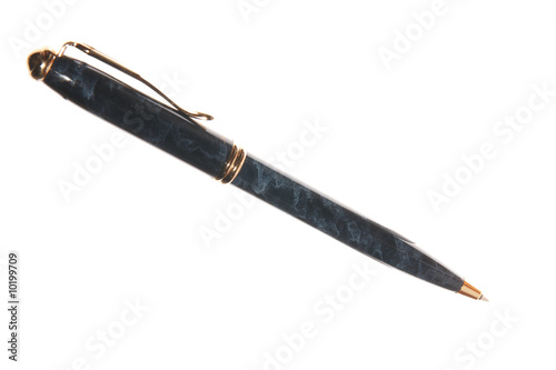 The black beautiful isolated handle on a white background