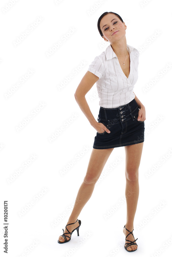 Fototapeta premium Young business woman . business and fashion