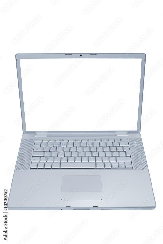 Modern and stylish laptop on a white background Modern and stylish laptop on a white background