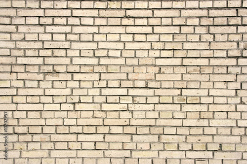 Old white brick wall texture. Background abstract photo.