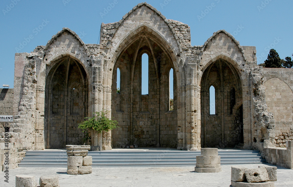 Naklejka premium Altstadt Rhodos