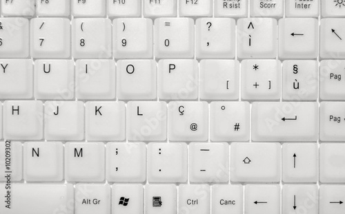 White keyboard photo