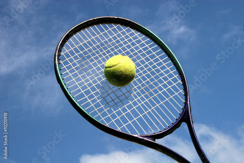 tennis racket and ball © Jenny Thompson
