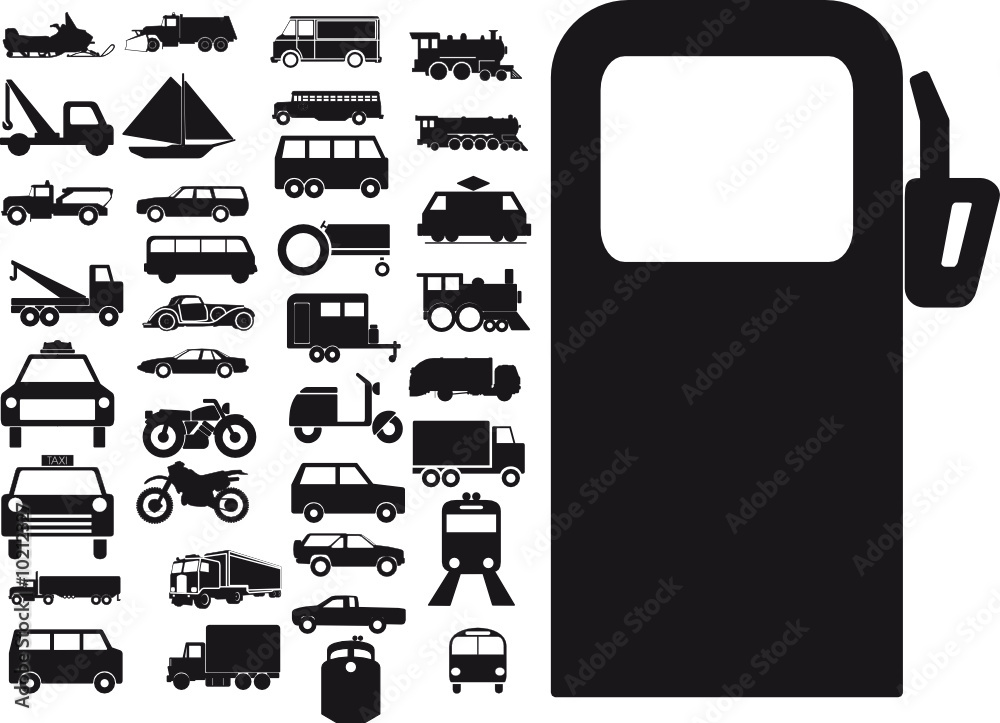 Transportation Vector Signage Vector illustration of transport sign Stock Vector | Adobe Stock