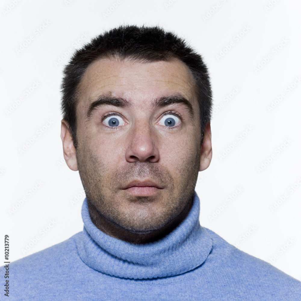 Fototapeta premium surprised handsome man