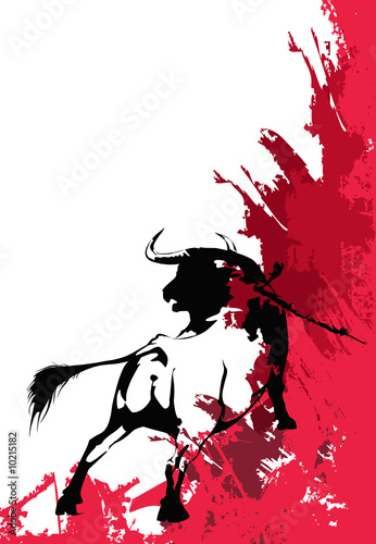 black bull-corrida