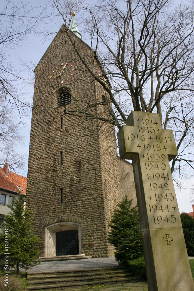 Kirche Bösingfeld StockFoto Adobe Stock