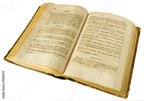 Libro antico aperto