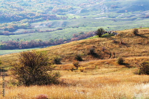 Fototapeta Naklejka Na Ścianę i Meble -  Crimean mountain in autumn season
