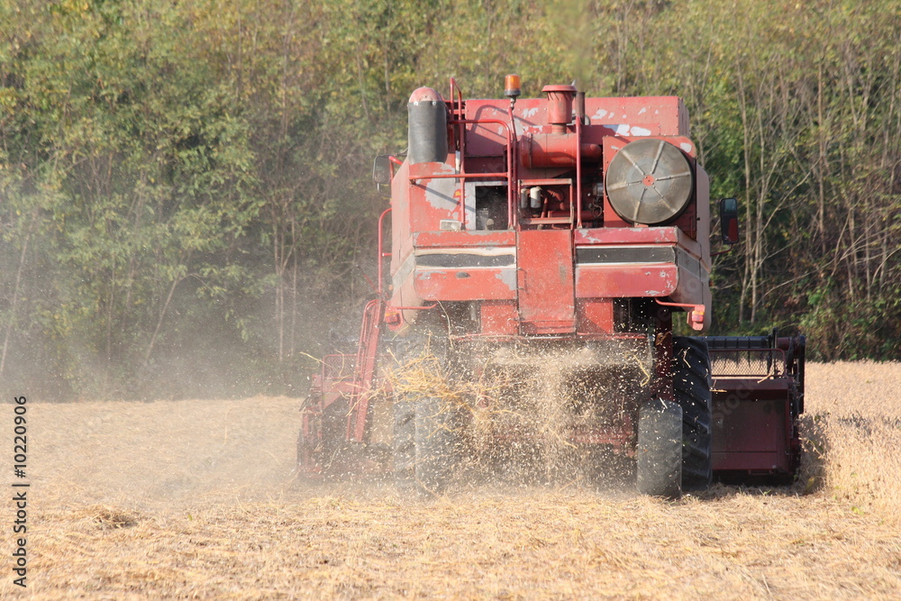Obraz premium młocarnia