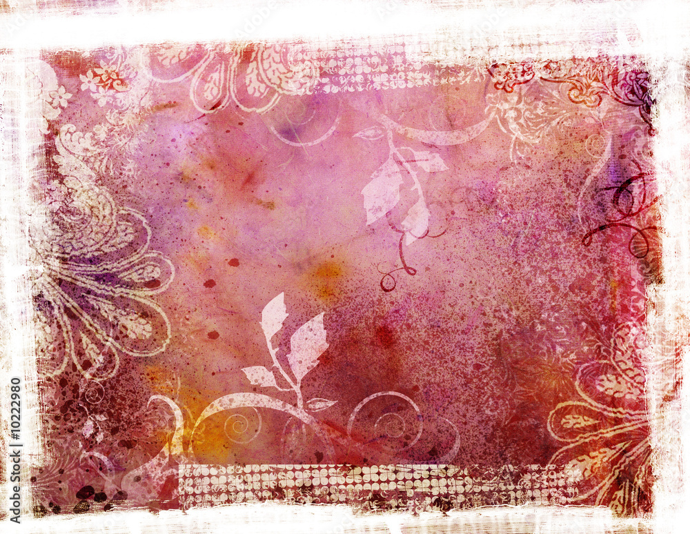 Obraz premium pink floral background