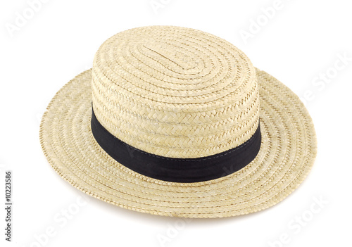 Sombrero de paja canotier