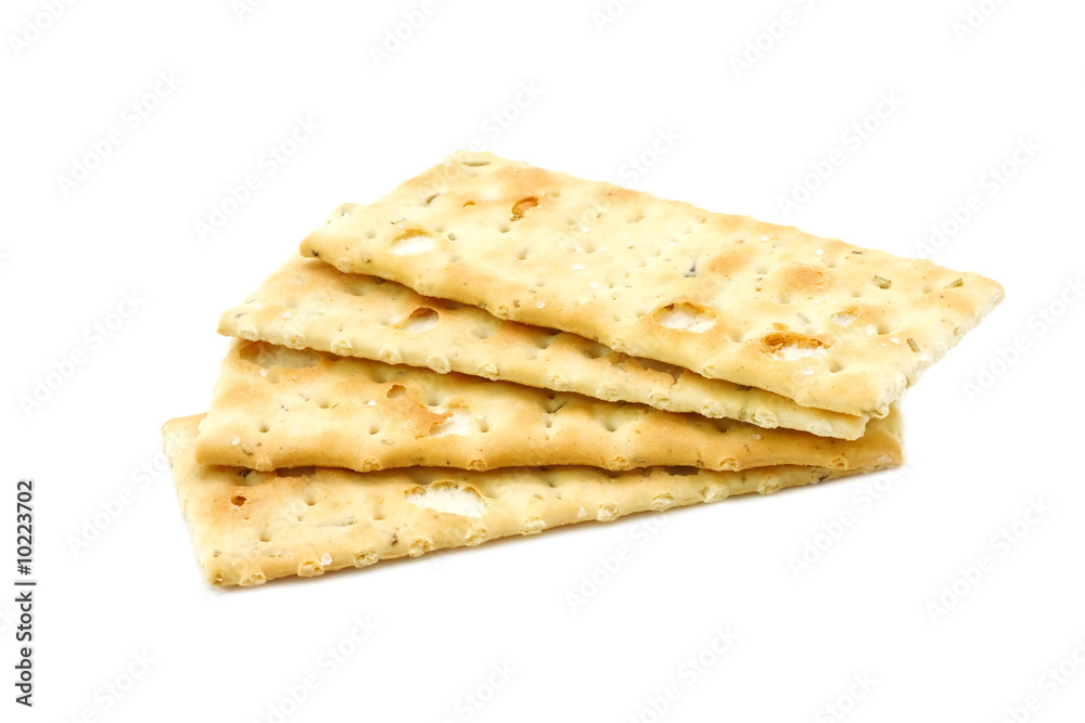 Olive oil bisquits isolated on white. Olive oil bisquits isolated on white.