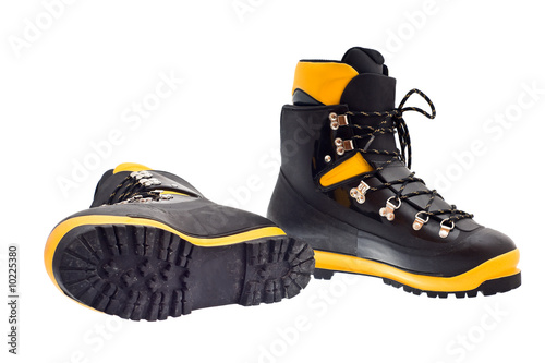 pair of the high mountain boots