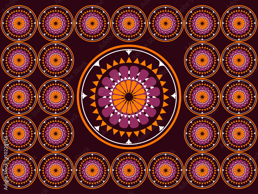 Arabic ornamentation , old ornament kind .