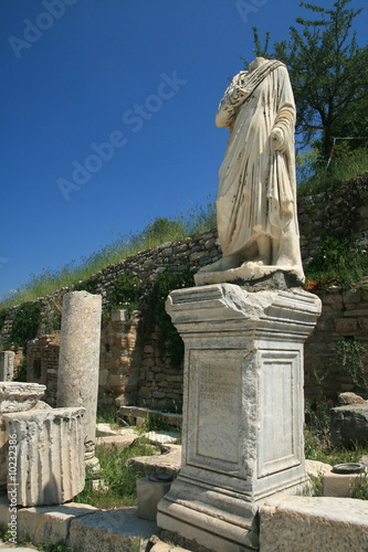 Ancient statue in Ephesus,Turkey