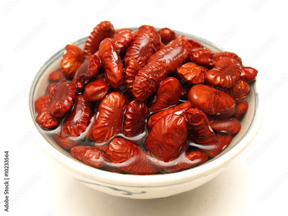 Haricots qui trempent