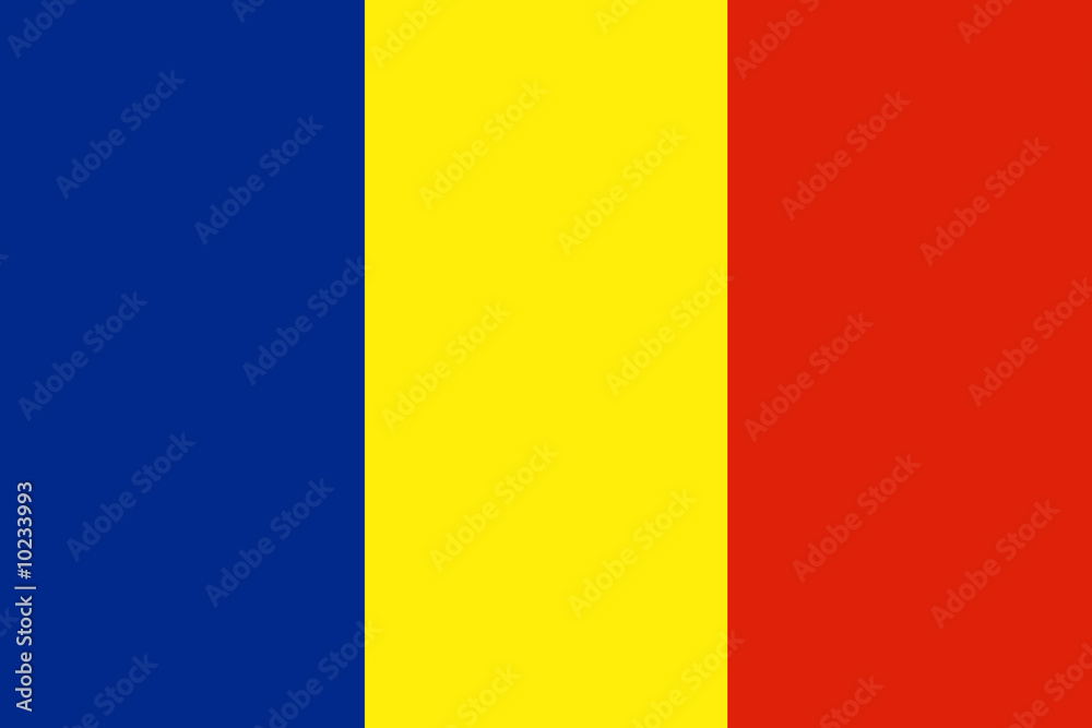 bandiera Romania Stock Illustration