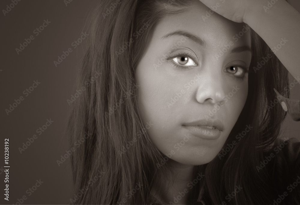 Beautiful Image of a Glamour model On Grey Beautiful Image of a Glamour model On Grey