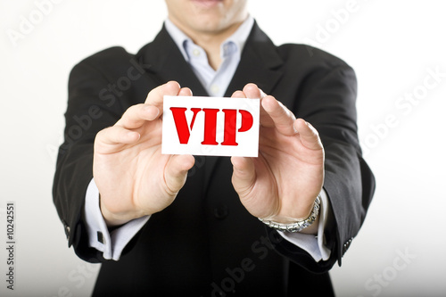 vip carte visite accès contact badge iimportant relation personn photo