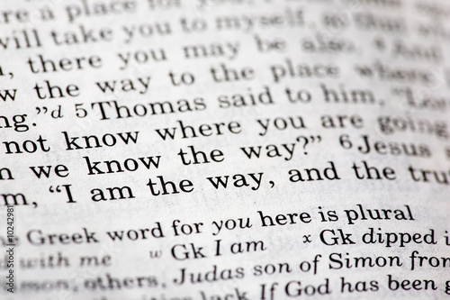 Popular New Testament passage John 14:6
