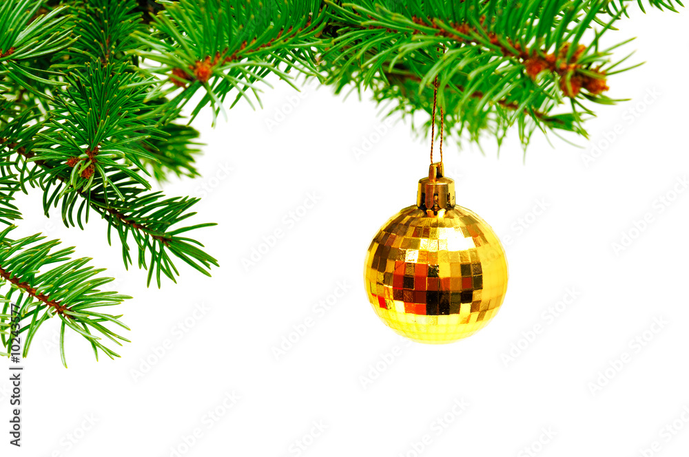Christmas decoration isolated on a white background Christmas decoration isolated on a white background