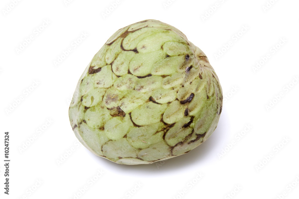 Fototapeta premium Custard apple isolated on a white studio background